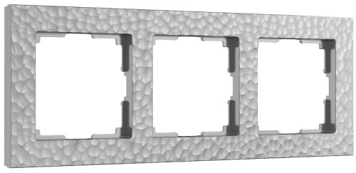 Рамка универсальная Werkel Hammer 3-м. серебро картинка